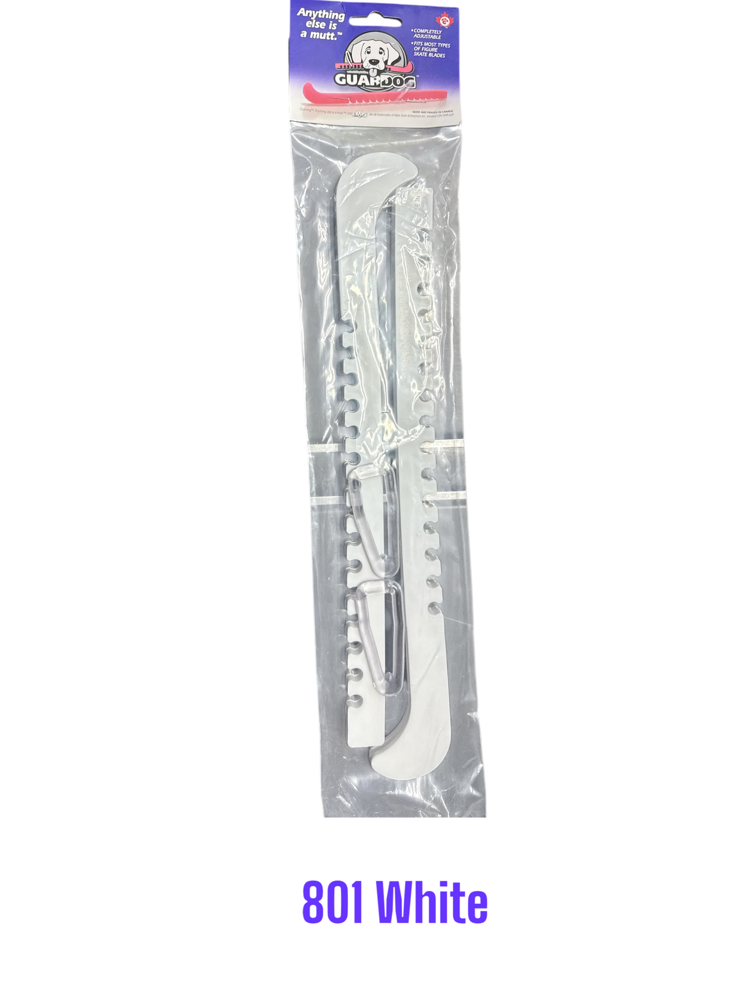 Centi Figure Skate Guards in White for blade protection