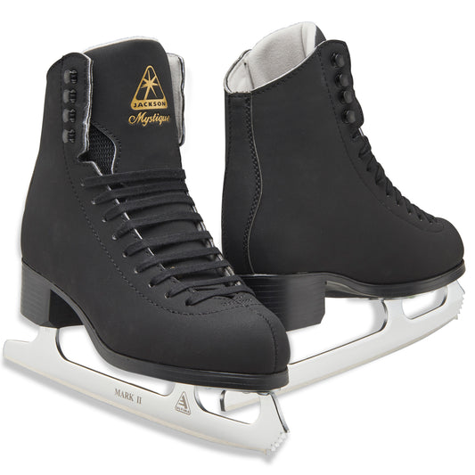 Jackson Ultima Mystique JS1592 men’s beginner figure skates with Mark II blade and padded support