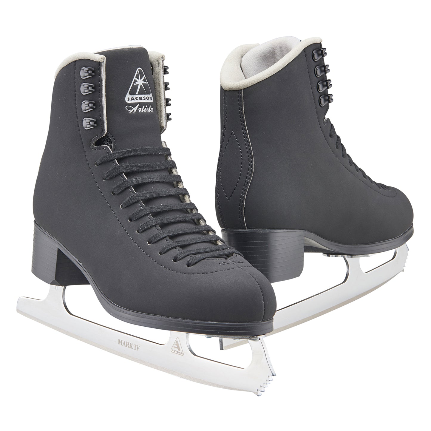 Jackson Ultima Artiste JS1792 intermediate men’s figure skates with reinforced ankle support and Mark IV blade