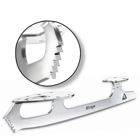 Jackson Ultima UB10 Mirage Blade with chrome finish and straight-cut picks