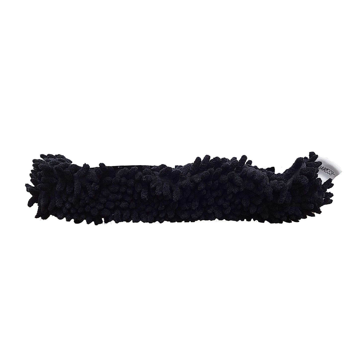 SoftPawz Shag Blade Covers in Black, plush shag exterior with terry lining