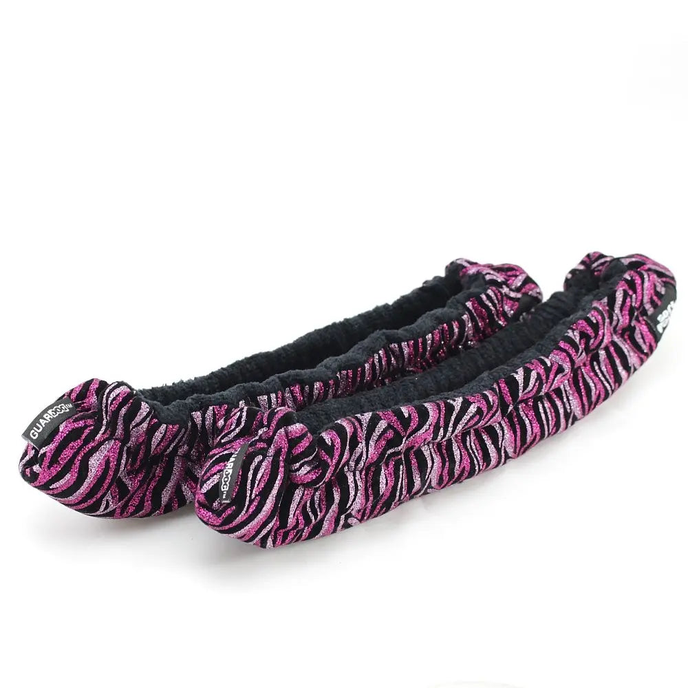 SoftPawz Glitter Blade Covers in Pink Glitter, outer glitter fabric with terry lining
