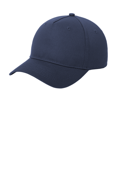 Port & Company® Five-Panel Twill Cap