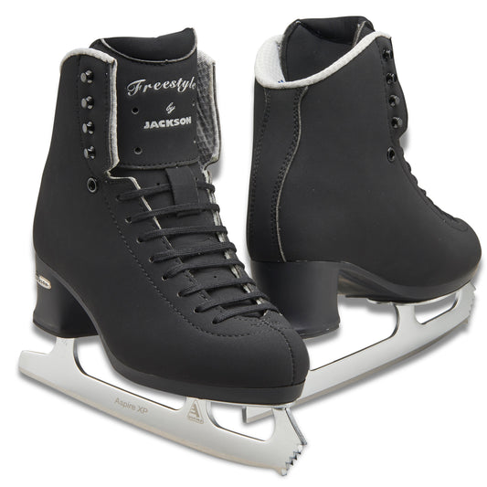 Jackson Ultima Freestyle Fusion FS2192 men’s performance figure skates with Aspire XP blade and heat-moldable fit
