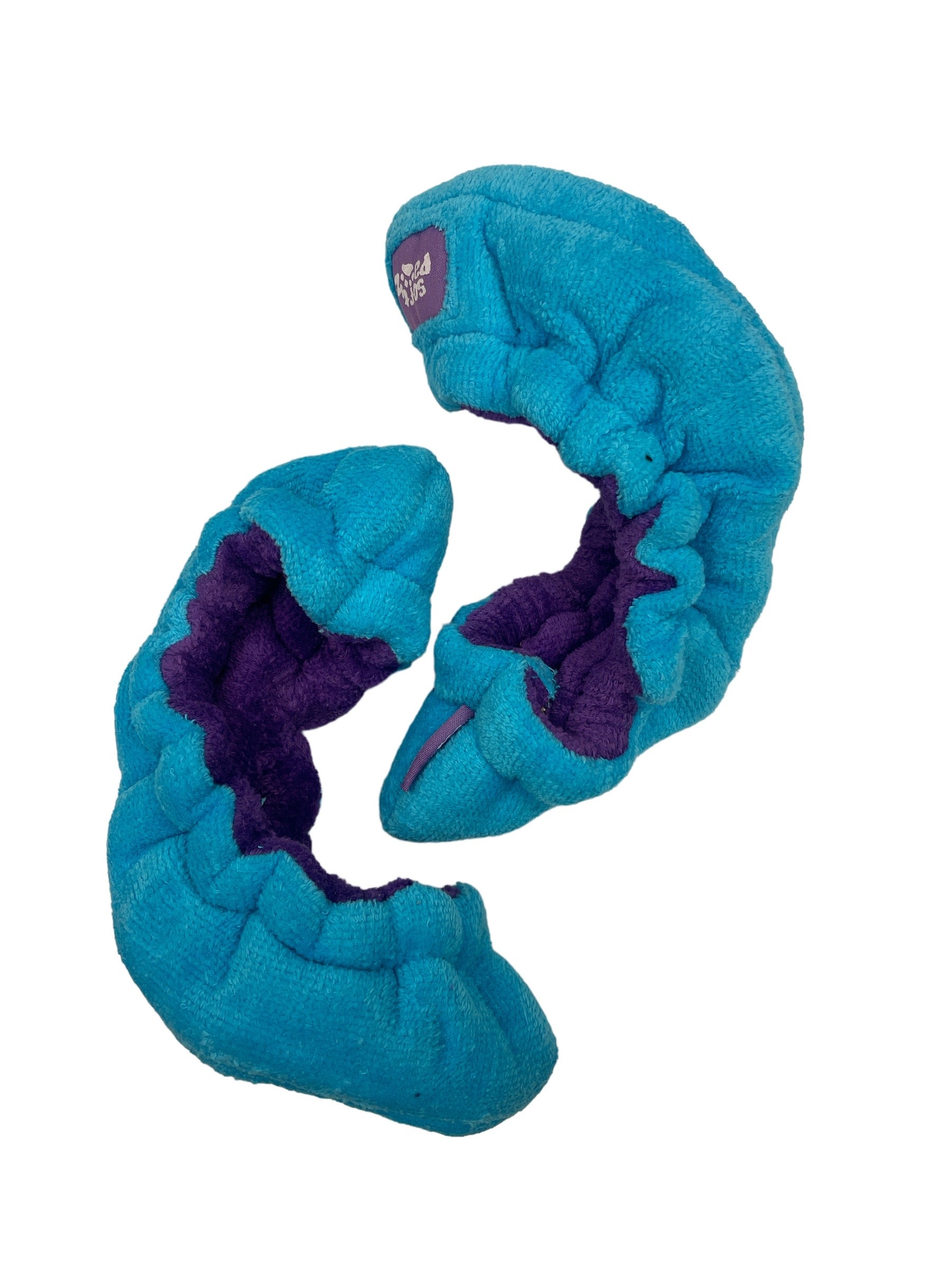 SoftPawz Terry Blade Covers in Blue/Purple, velour terry finish