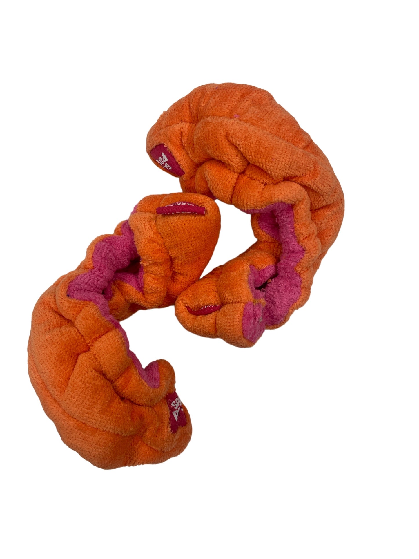 SoftPawz Terry Blade Covers in Orange/Pink, velour terry finish