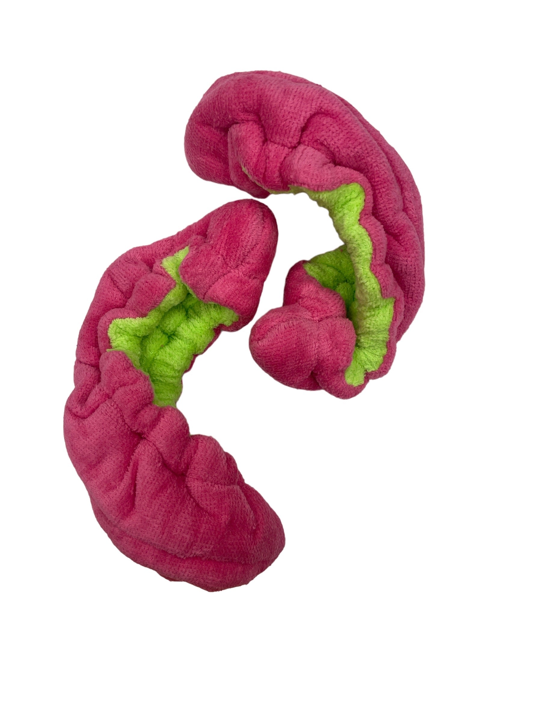 SoftPawz Terry Blade Covers in Pink/Green, velour terry finish